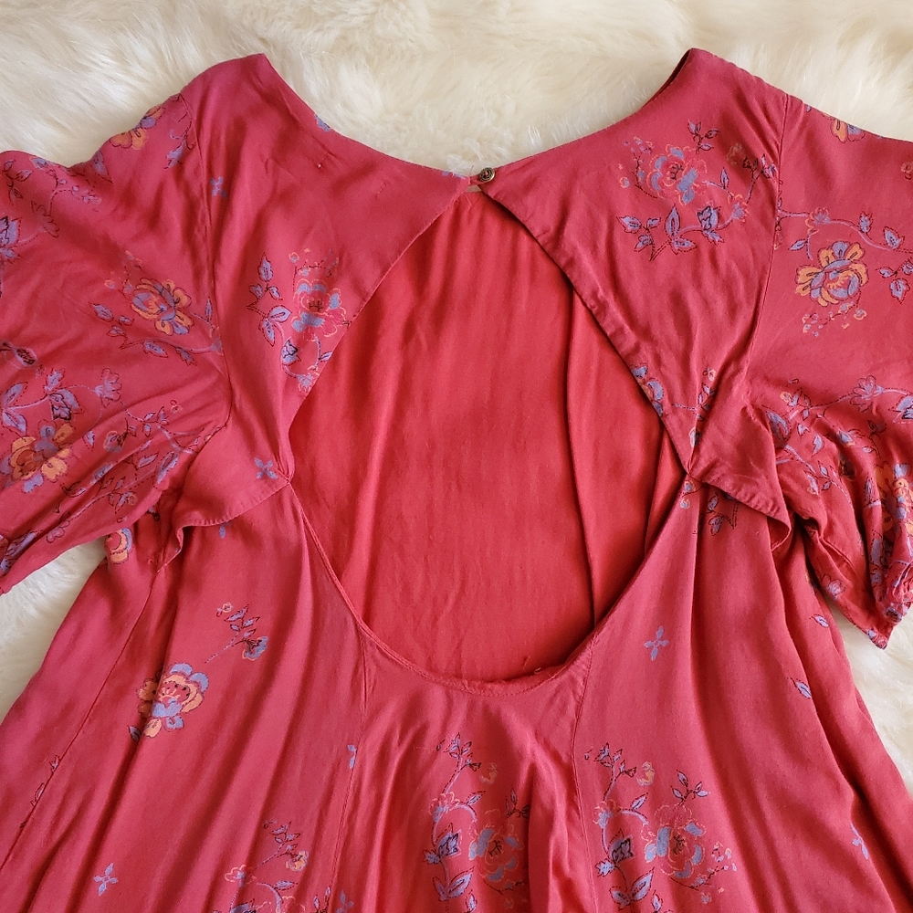 Urban Outfitters Kimchi Blue Floral Fields Dress Size Small - Picture 5 of 11